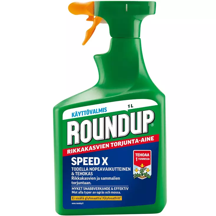 roundup speed X 1L rikkakasvien torjunta-ainespray - Kasviravinteet ja rikkaruohon torjunta - 5707441553731 - 1
