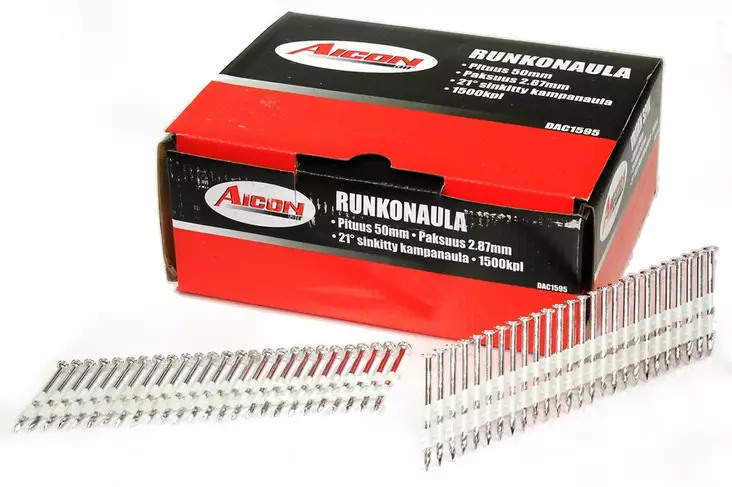 runkonaula 50mm 1500kpl - Naulaimien naulat ja hakaset - 6419773757921 - 1