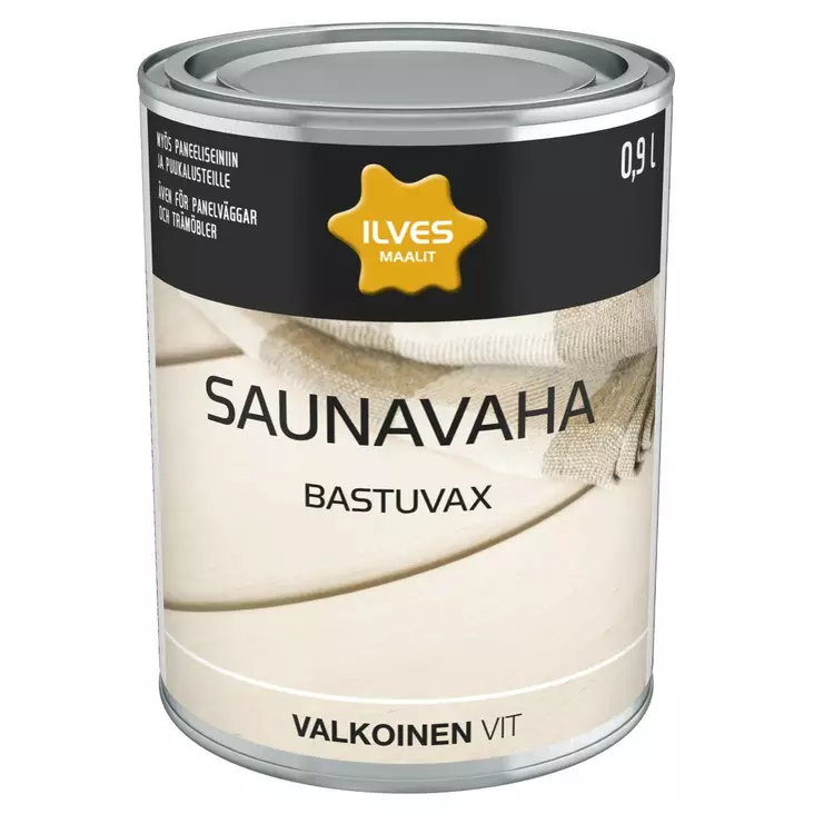 saunavaha valkoinen 0,9l - Puuöljyt ja suoja-aineet - 6430026951941 - 3