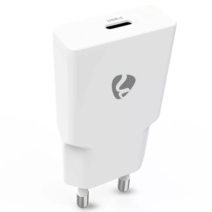 Nedis 20 w gan usb c seinälaturi valkoinen - Puhelimen laturit - 5412810475131 - 1