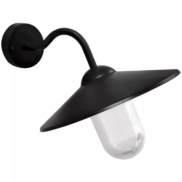 Seinään asennettava ulkovalo musta harju kaarila - Ulkoseinävalaisimet ja terassivalot - 6438140480101 - 1