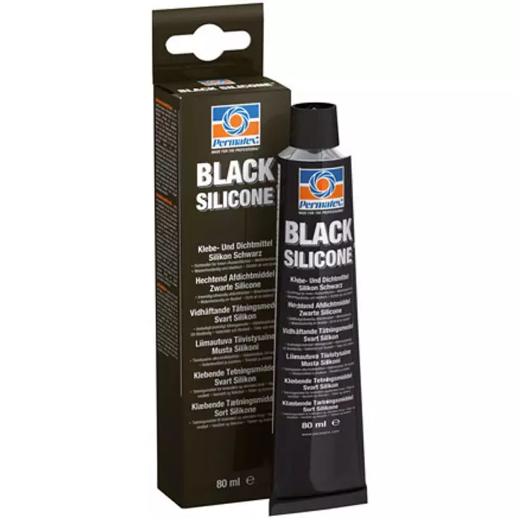 Silikonitiiviste musta permatex black silicone - Auton huoltokemikaalit - 8410410355621 - 1