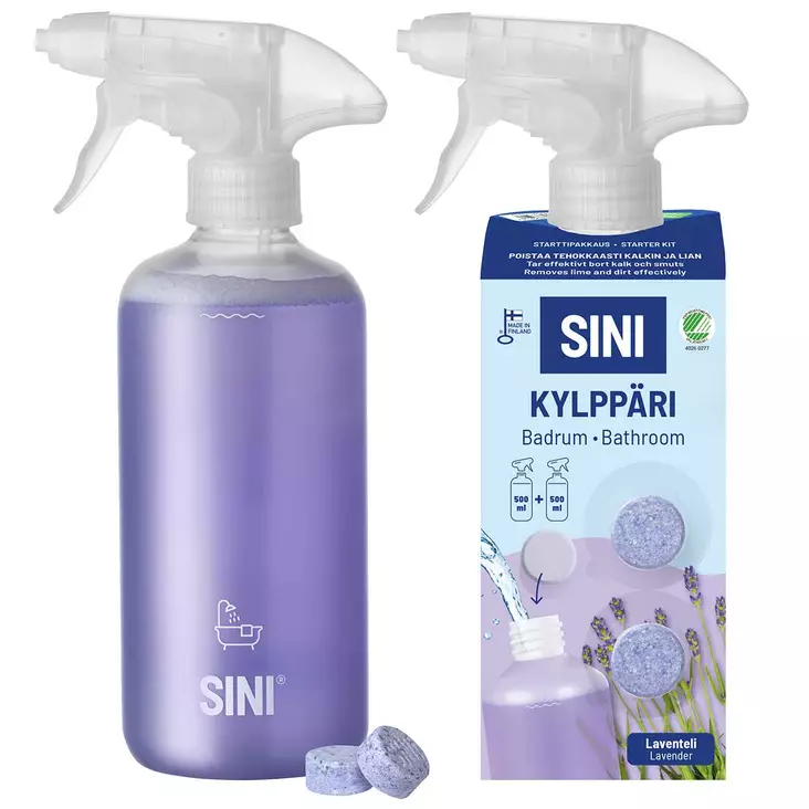 Kylpyhuoneen puhdistusaine sini - Puhdistusliinat ja pesusienet - 6423800070211 - 1