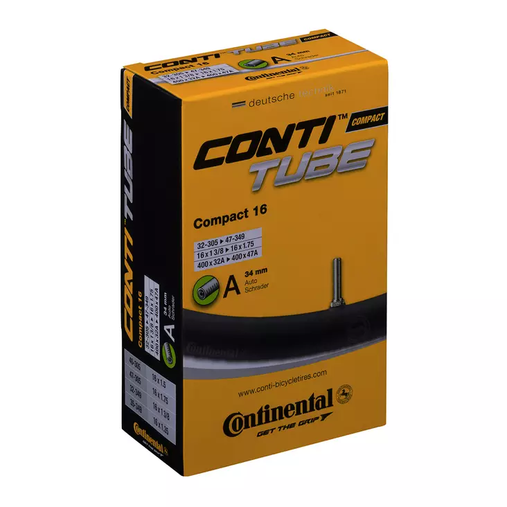 Sisärengas 16" Continental 32/47-305/349 - Polkupyörän ulkorenkaat 16", 14", 12" - 4019238556261 - 1
