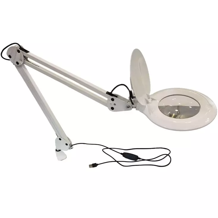 Suurennuslasivalaisin led usb valkoinen tarkkaan työskentelyyn - Suurennuslasit ja työkalupeilit - 6438168121031 - 1