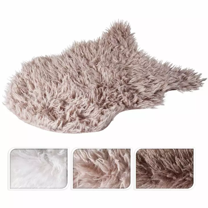 Tekoturkis 90 x 60 cm tuolinpäälliseksi ja sisustukseen kolme värivaihtoehtoa - Lattiamatot - 8721461062971 - 1