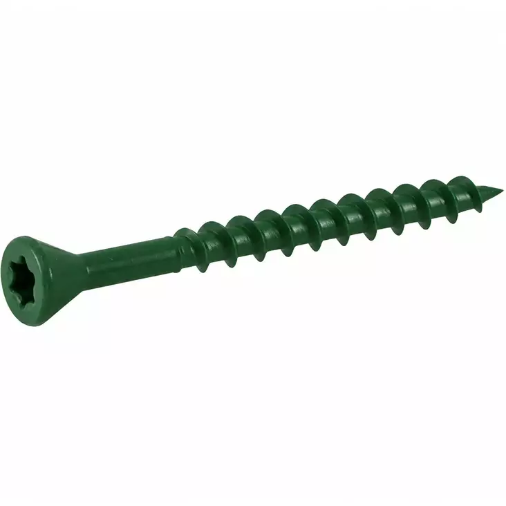 Terassiruuvi 4,2 x 55 mm vihreä - Ruuvit ja terassiruuvit - 4053479903101 - 1