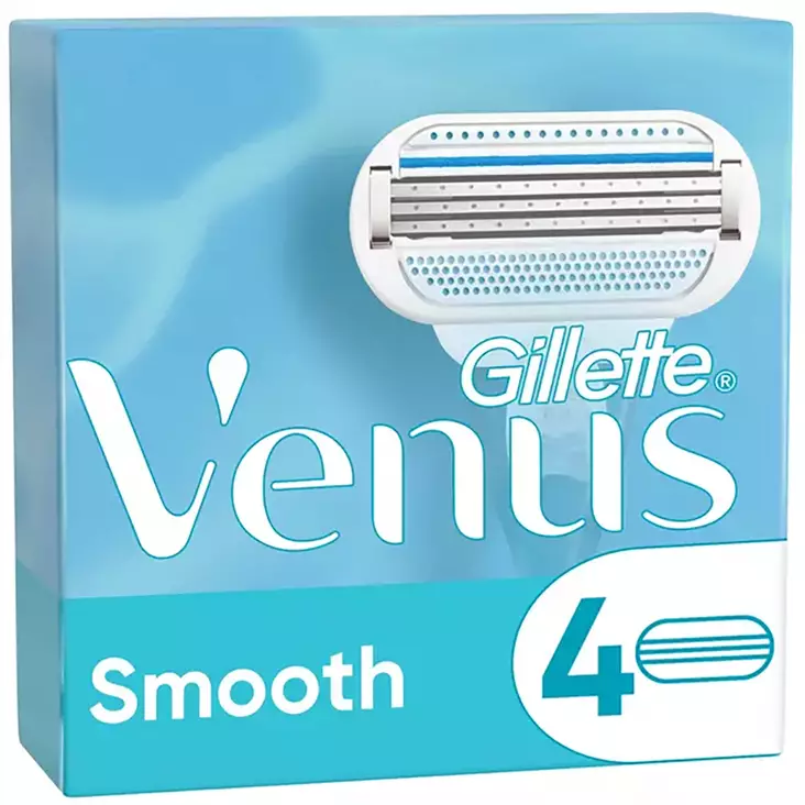 Gillette venus women smooth terät 4 kpl - Henkilökohtainen hygienia - 7702018363711 - 1