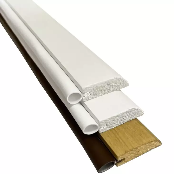 oven tiivistyslistat valkoinen puu 210 cm - Tiivisteet ja tiivistenauhat - 6418373504041 - 1