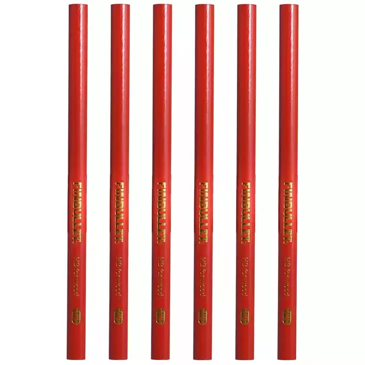Finbullet puukynäsarja hb 6 kpl 180 mm pakkaus - Merkkaustyökalut ja kynät - 6438152019351 - 1