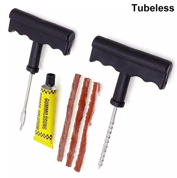 Tubeless renkaan paikkaussarja - Rengastyökalut ja vannetarvikkeet - 6430013068751 - 1