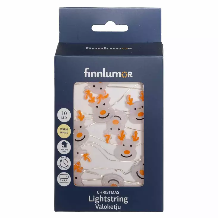 Paristokäyttöinen porovalosarja jouluiseen sisustukseen - Paristovalosarjat - 6410416492131 - 1