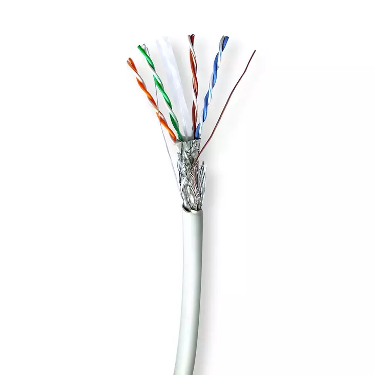Verkkokaapeli CAT6 305m kiinteä Nedis - Tietokoneen verkkokaapelit - 5412810403721 - 2
