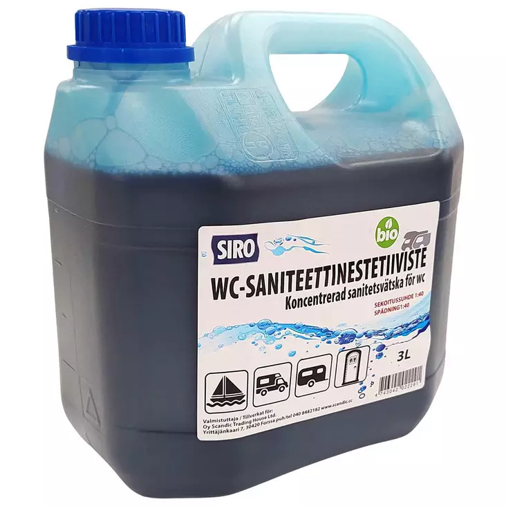 Wc saniteettineste bio 3l - Caravan varaosat ja lisävarusteet - 4743042022291 - 1
