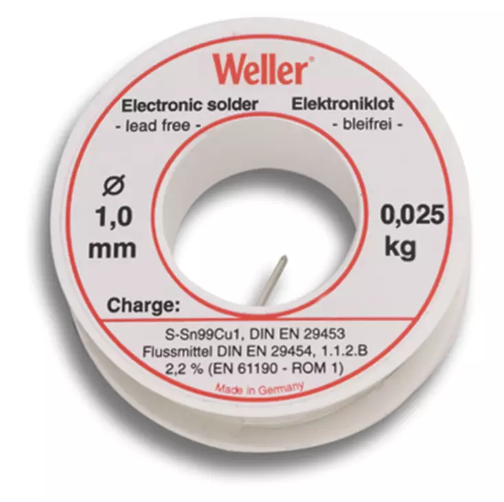 juotostina weller 1,0mm - Juotostinat ja juotostarvikkeet - 4003019296361 - 1