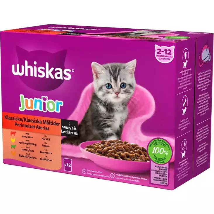 whiskas kissanpennulle ruoka perinteiset ateriat - Kissan märkäruoka - 4008429155871 - 1