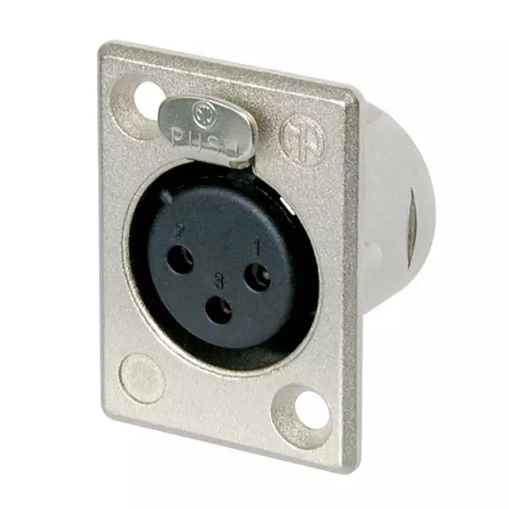 Xlr laiteliitin 3nap naaras 16a - Autosähköliittimet - NC3FP-1 - 1