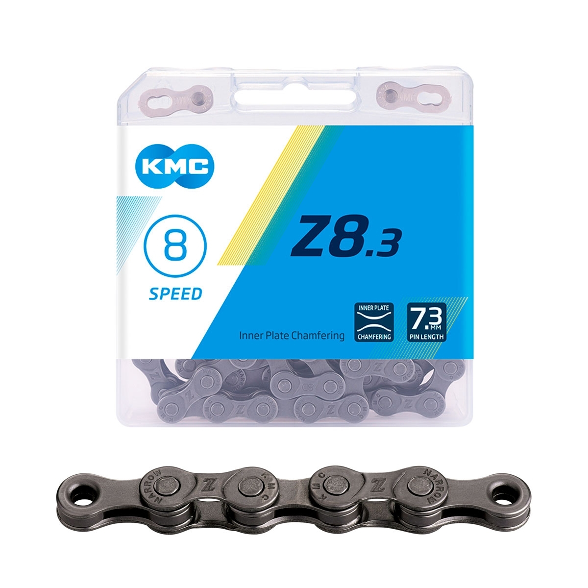 Rouleau De 50 Mètres Chaîne Vélo KMC Z8 - 8 Vitesses, 1/2x3/32 Pouces - 5