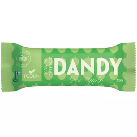 Foodin dandy taatelipatukka sour apple - Taatelit - 6440004600112 - 1