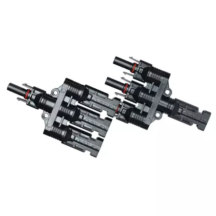 Aurinkopaneeli liitinpari 3 in 1 - MC4 liittimet ja kaapelit - 48776565872 - 2
