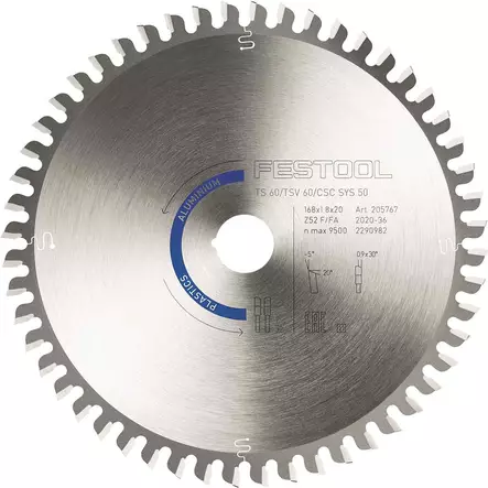 Sahanterä hw 168x1,8x20 f fa52 - Sirkkelinterät - 4014549390412 - 1