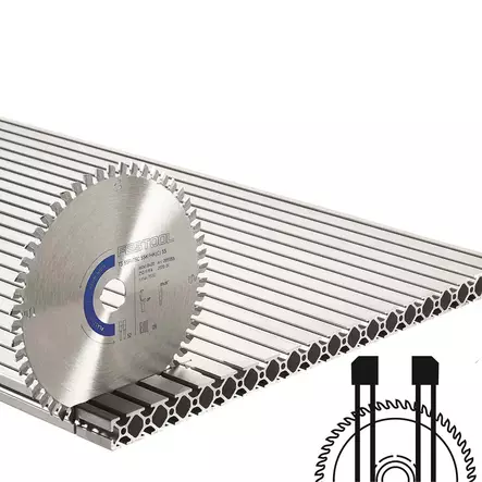 Sahanterä alumiinille 168mm - Sirkkelinterät - 4014549390412 - 2