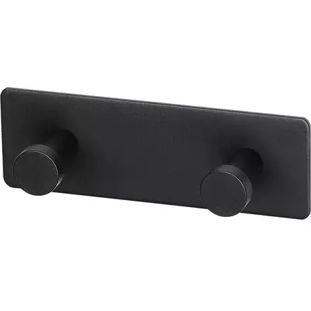 Habo pyyhenaulakko 1368 2 musta kylpyhuoneeseen - Vaatekoukut - 7317900187872 - 1