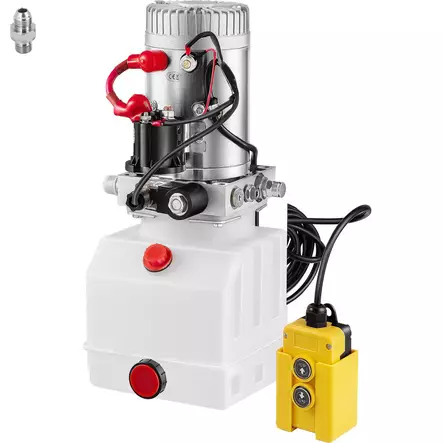 Hydraulipumppu 12v hydraulikoneikko minikoneikko 12v 220bar yksitoiminen pumppu 2 - Vinssin asennustarvikkeet - 6438471275742 - 1