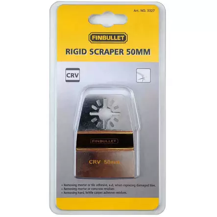 Finbullet jäykkä lasta 50 mm silikonisaumojen poistoon - Lastat ja skrapat - 6438152033272 - 1