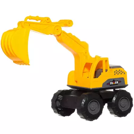 Lelu kaivinkone 36 cm keltainen - Leikkiautot ja työkoneet - 6410413296152 - 1