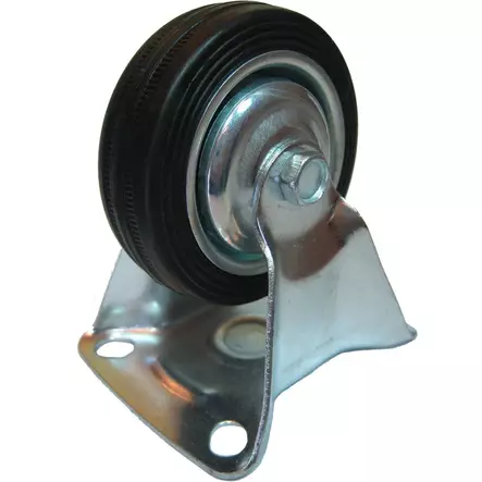 Kalustepyörä kiinteä 75mm - Kalustepyörät - 6419773560682 - 1