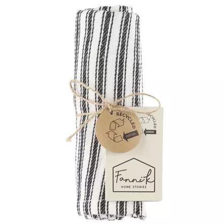 Puuvilla keittiöpyyhe raidallinen - Keittiötekstiilit - 6410416526102 - 1