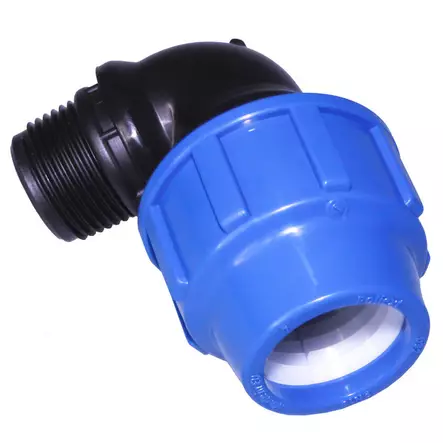 Kulmaliitin 25-1 ulkokierre muovi - Vesiletkuliittimet - 6438140090072 - 1