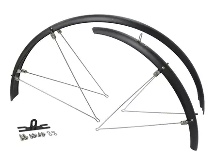 Lokasuojapari 28" CAVO aisallinen - Polkupyörän lokasuojat ja ketjusuojat - 6438131053222 - 1