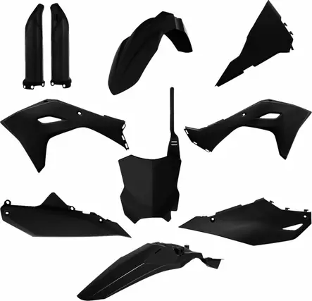 Muovisarja Kawasaki KX450 2022-2023, musta - Motocrosspyörien katesarjat - 05604415163302 - 2