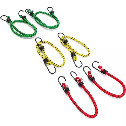 mustekalapakkaus 6 kpl lajitelma - Mustekalat ja kumiköydet - 6438168070582 - 1