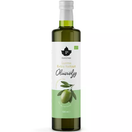 puhdistamo extra neitsyt oliiviöljy 500ml luomu - Mausteet - 6430039222342 - 1