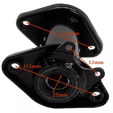 rage 110cc taka-akselin keskiö - Crossin ja mopon hammasrattaat - 6438471024302 - 1