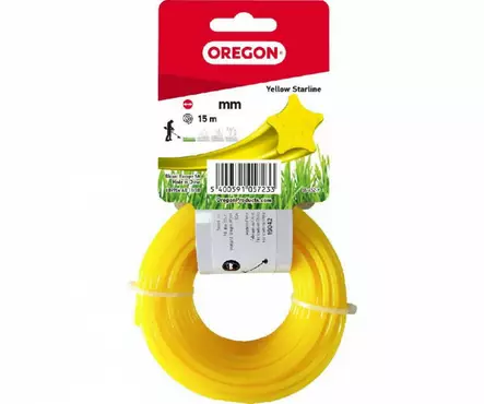 trimmerin siima oregon tähtisiima yellow starline - Trimmerin siimat, päät ja raivausterät - 5400591056922 - 1