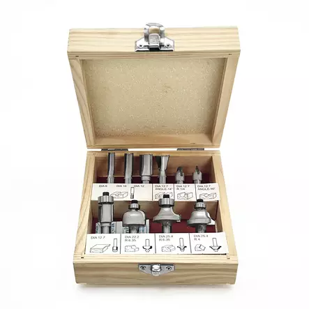 Yläjyrsimen teräsarja - Metalliporanterät - 6420286879802 - 1