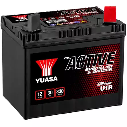 Yuasa ybx u1r 12v 30ah ruohonleikkurin akku - Ruohonleikkurin akut - 5050694030352 - 1
