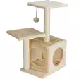 Kissan raapimapuu nukkumapesällä 35x27x61 cm - Kissan lelut ja virikkeet - 8721037783132 - 1