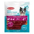 Best friend 3in1 beefy twist purutikut ? kolmen maun kierreherkut koirille, tukevat hampaiden terveyttä ja tarjoavat maukasta purtavaa - Koiran puruluut, purutikut ja pururullat - 5700551173332 - 1