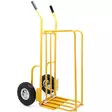 keltainen nokkakärry jatkonokalla, halkokärry logcart - Klapisäkit ja halkokärryt - 6438168097152 - 1