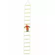 Ho ho ho joulupukki valotikkailla 2,2 m - Valokoristeet - 6435200322302 - 1