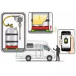 Älykäs kaasupullon tasomittari - Caravan turvallisuus ja varkaudenesto - 4045659519592 - 3