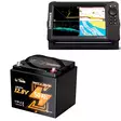 Karttaplotteri ja lifepo akku litime 50ah - Karttaplotterit,kartat ja kaikuluotaimet - 6438471344592 - 1