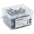 Musta peltikattoruuvi wurth 6,3x50mm 100kpl laatikko - Kateruuvit - 4099618277412 - 2
