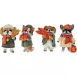 Syksyinen koirakoriste lajitelma 13 cm - Koriste-esineet - 8721037618632 - 1