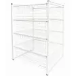 Korihylly neljällä korilla valkoinen - Vaatteiden huolto ja säilytys - 6405086011492 - 1